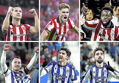 Así llegan al 'día D' Athletic y Real: igualdad máxima